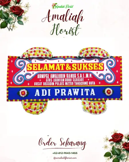 Papan Bunga Ucapan Selamat Duren Tiga